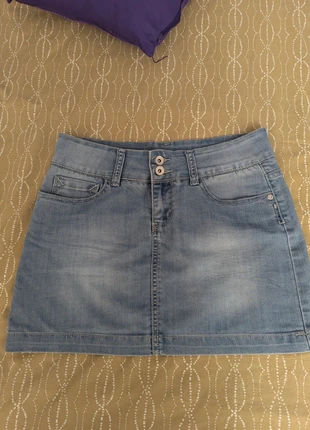 Jean mini skirt, brand: Fórmula Joven, condition: Very good, size: M / UK 12-14, £2.00, £2.80 includes Buyer Protection