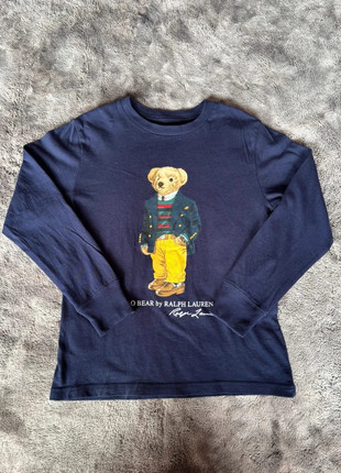 T-shirt manches longues Ralph Lauren's Polo Bear | bleu marine | Taille Xs, brand: Ralph Lauren, condizioni: Ottime, taglia: XS, €20.00, €21.70 include la Protezione acquisti