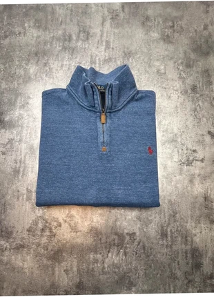 Sweat/ pull half zip 1/4 col camioneur Ralph Lauren taille XL style old money, merk: Ralph Lauren, staat: Heel goed, maat: XL, € 52,00, € 55,30 inclusief Kopersbescherming Pro
