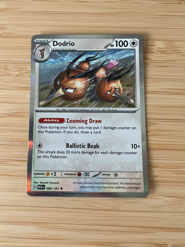 Dodrio Rare Holo Pok mon 151 Card Vinted