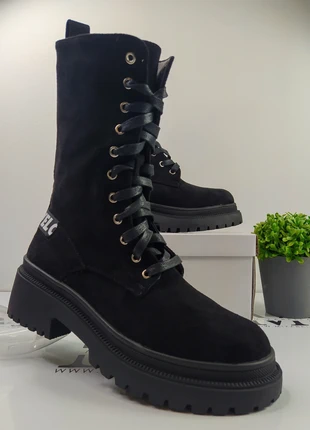 Bota estilo militar preta T.37, merk: Anunciar sem marca, staat: Nieuw met prijskaartje, maat: 37, € 29,50, € 31,68 inclusief Kopersbescherming Pro