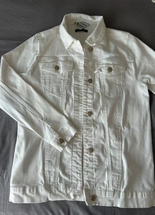 Chaqueta vaquera blanca Easy Wear, marca: Easy Wear, estado: Novo sem etiquetas, tamanho: M / 38 / 10, €8.00, €9.10 inclui Proteção do Comprador