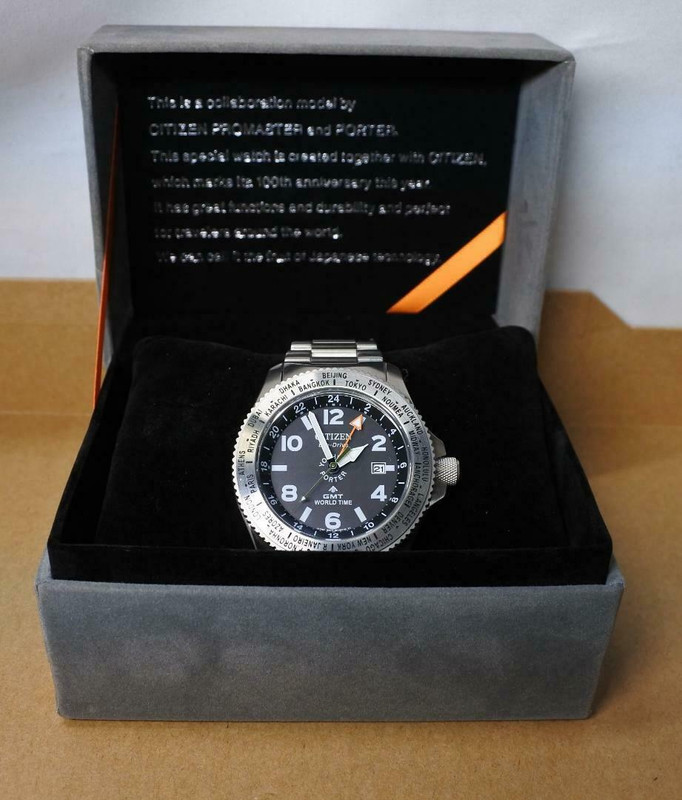 Citizen X Porter GMT World Time Silver Original Limited