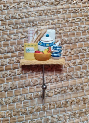 Support mural Vallauris déco théière – porte torchon 1 crochet, marca: Vallauris, estado: Muito bom, €2.00, €2.80 inclui Proteção do Comprador