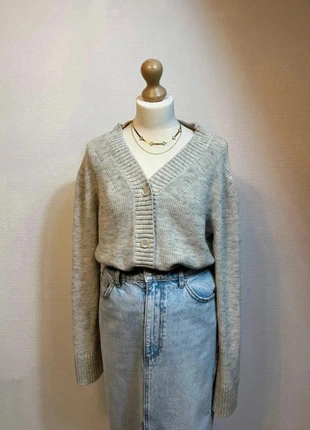Pull sweat gilet cardigan hiver COS gris beige taille XS femme, brand: COS, condition: Very good, size: XS / 34 / 6, €38.00, €40.60 includes Buyer Protection