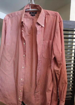 Chemise façonnable à rayures rouges, brand: Façonnable, condition: Good, size: L, €8.50, €9.63 includes Buyer Protection