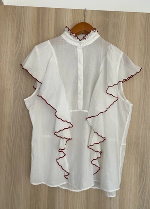 Superbe blouse sans manche, marca: Valentine Gauthier, estado: Novo com etiquetas, tamanho: XL / 42 / 14, €30.00, €32.20 inclui Proteção do Comprador