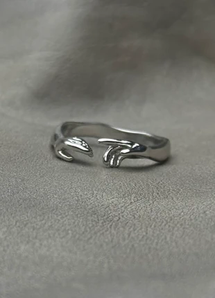 Bague main love en acier inoxydable, brand: CHROME, condition: Very good, size: Adjustable, €10.00, €11.20 includes Buyer Protection