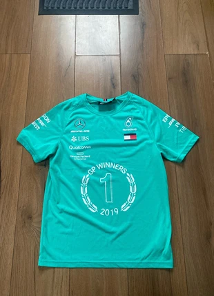 Pertronas Mercedes AMG F1 GP Race Winner 2019 T-shirt Tommy Hilfiger, brand: Mercedes AMG Petronas, condition: New without tags, size: XS, £55.00, £58.45 includes Buyer Protection