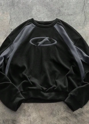 Pull Streetwear Y2K Noir Taille L Oversize Unisexe, marque: y2k, état: Neuf sans étiquette, taille: L, 34,50 €, 36,93 € Protection acheteurs incluse