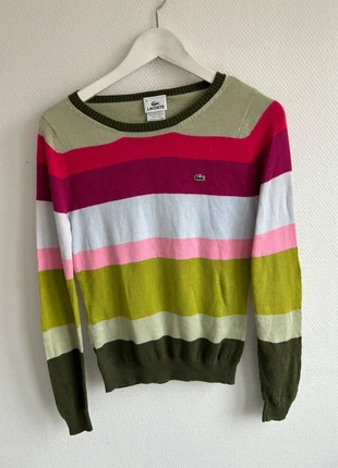 Pull Lacoste Multicolore 📏 S, marca: Lacoste, estado: Bueno, tamaño: S / 36 / 8, 19,00 €, 20,65 € Protección al comprador Pro incluida