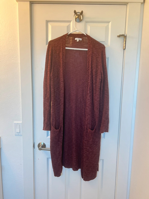 Long knit cardigan 1