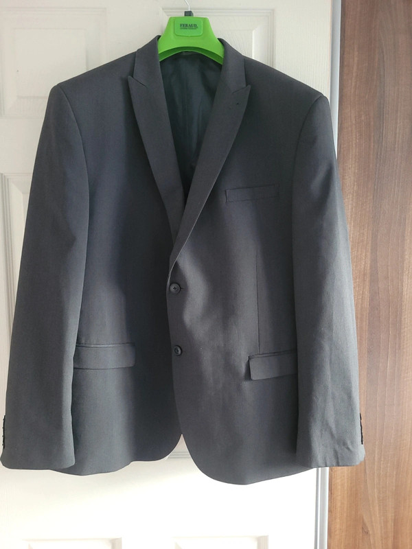 Next blazer with vest grey color size 48 R worn once occasion | Vinted