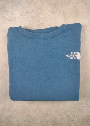 Pull crop top ras le cou The North Face logo brodé femme - XL - bleu gris, marque: The North Face, état: Bon état, taille: XL / 42 / 14, 12,00 €, 13,30 € Protection acheteurs incluse