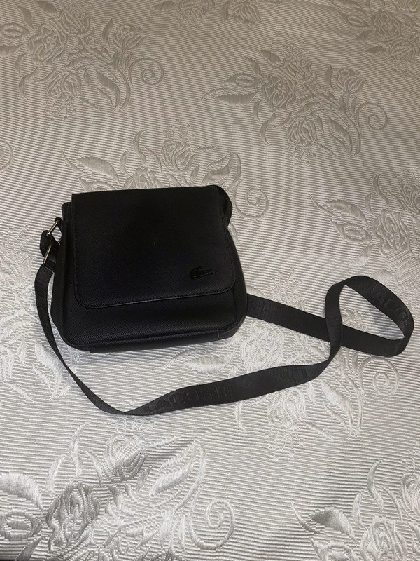 Sacoche Lacoste, sacs à bandoulière noire,black. - Vinted