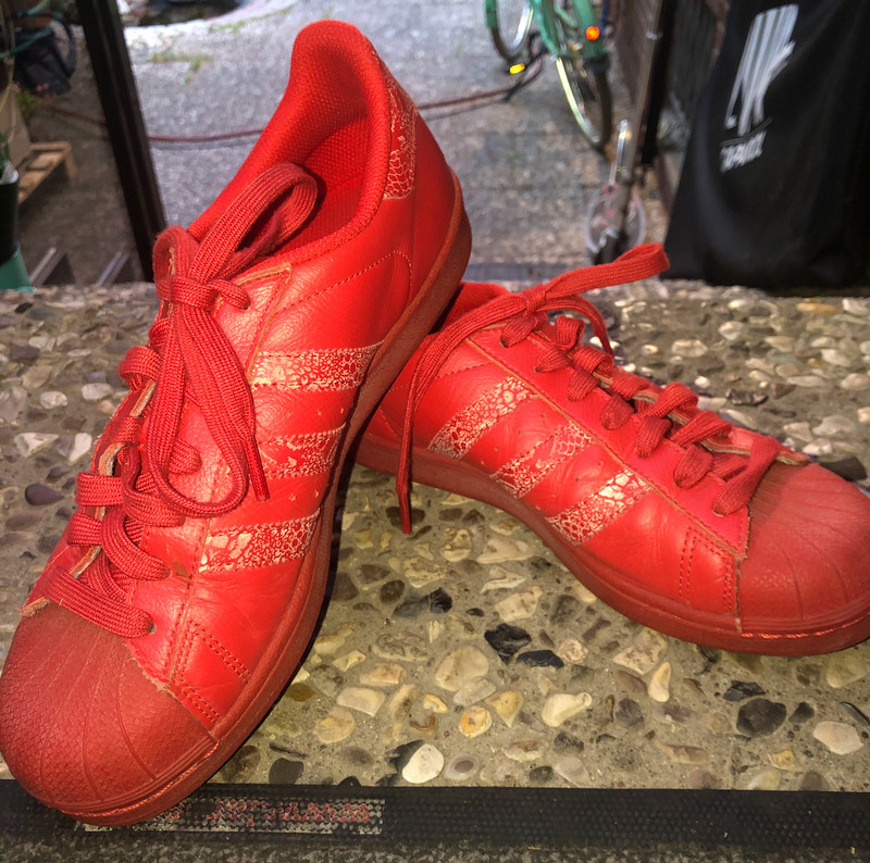 Rote Adidas Superstar Schuhe Original Vinted