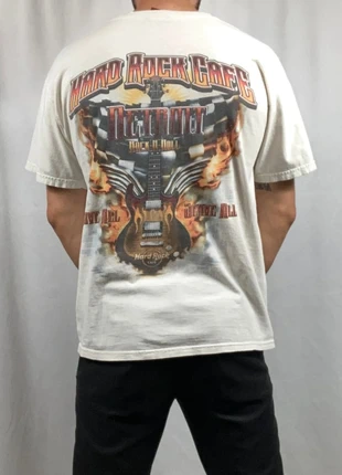 T-shirt Hard Rock Café Détroit Blanc taille XL, marca: Hard Rock Café, estado: Bom, tamanho: XL, €14.99, €16.44 inclui Proteção do Comprador Pro