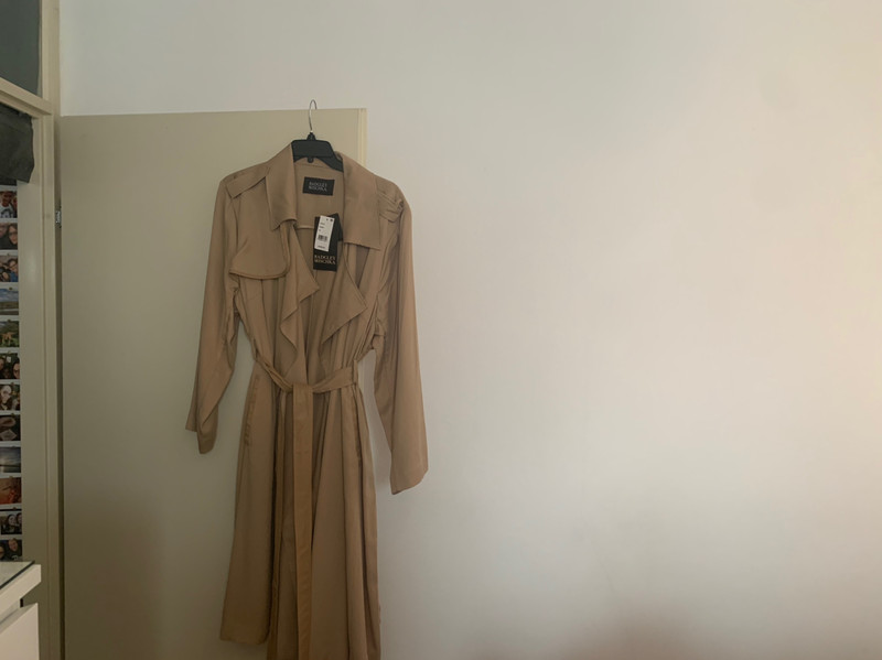 Badgley mischka store angelina trench coat