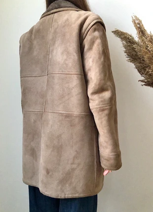 Cappotto montone color tortora Shearling vintage, marca: Shearling, estado: Bom, tamanho: Outro, €75.00, €79.45 inclui Proteção do Comprador