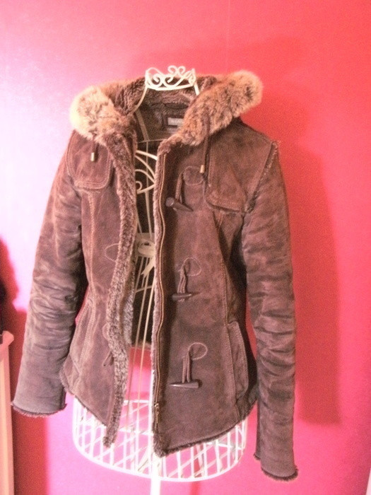 Manteau hiver marron 1