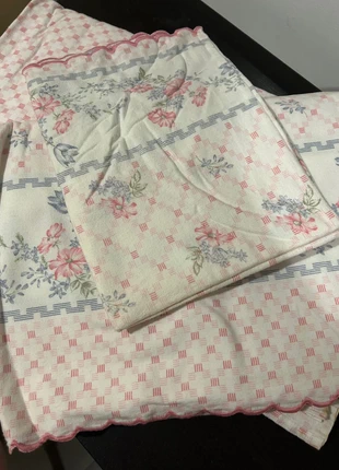 Conjunto de lençóis de flanela, marca: sem marca, estado: Muito bom, tamanho: Casal Queen (200 cm x 200-220 cm), €10.00, €11.20 inclui Proteção do Comprador