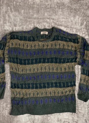 Pull Gris et Marron à motifs Ethnic Vintage, marke: Vintage Dressing, zustand: Zufriedenstellend, größe: XL, 10,00 €, 11,20 € beinhaltet Vinted-Käuferschutz Pro