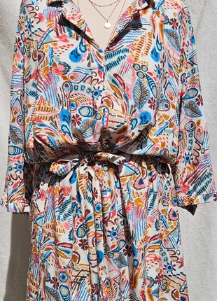 Robe été femme fluide manches 3/4 imprimé fantaisie, brand: Imua, condition: Very good, size: XL / 42 / 14, €15.00, €16.45 includes Buyer Protection Pro