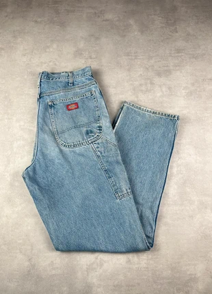 Pantalon dickies single knee workwear baggy bleu vintage - Taille 30x34, marca: Dickies, estado: Muito bom, tamanho: PT 40 | W30, €25.00, €26.95 inclui Proteção do Comprador Pro