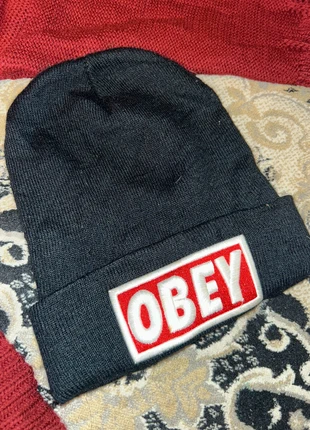 Bonnet noir pour homme, brand: Obey, condition: New without tags, size: M, €10.00, €11.20 includes Buyer Protection