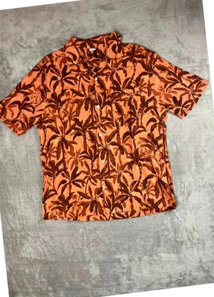 Chemise hawaïenne Vintage lin coton été manche courte motif palmier -Rouge - M homme, marque: Vintage Dressing, état: Très bon état, taille: M, 11,00 €, 12,25 € Protection acheteurs incluse