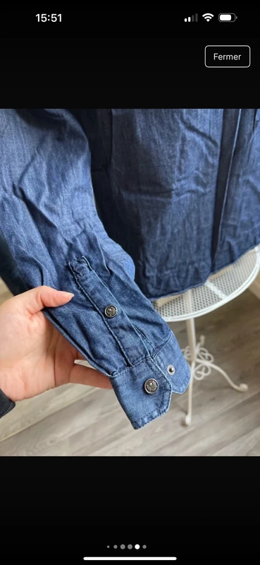 Chemise en jeans femme Kooples - photo numéro 9