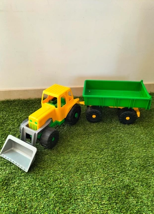 Tracteur & Remorque en plastique – Jouet plage / extérieur, marque: Androni Giocattoli Italy, état: Neuf sans étiquette, 10,00 €, 11,20 € Protection acheteurs incluse