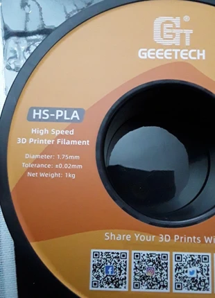 Filament PLA noir 1,75mm, état: Très bon état, 5,50 €, 6,48 € Protection acheteurs incluse