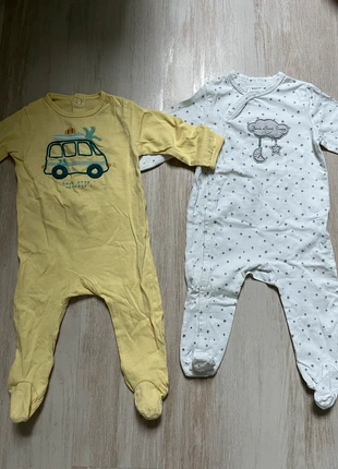 Lots de 2 pyjamas, marke: Kiabi, zustand: Sehr gut, größe: 6-9 Monate / 68, 5,00 €, 5,95 € inklusive Vinted-Käuferschutz