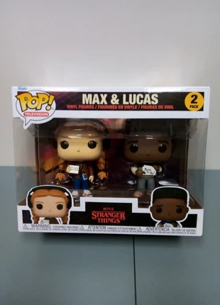 Stranger Things Max & Lucas 2 pack funko pop new, brand: Funko Pop, condition: New with tags, size: One size, £28.50, £31.08 includes Buyer Protection