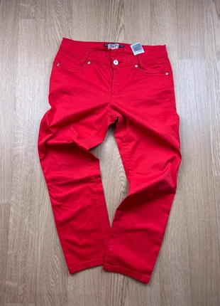 Jean femme rouge coupe droite Street One – Taille 38 (M), marque: Street One, état: Très bon état, taille: M / 38 / 10, 8,00 €, 9,10 € Protection acheteurs incluse