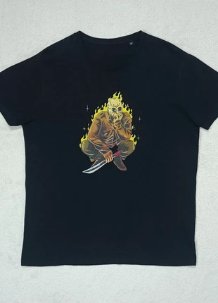 T-Shirt Noir - Imprimé Bande Dessiné Jason Voorhees / Vendredi 13th - Taille M, brand: sol's, condizioni: Nuovo senza cartellino, taglia: M, €14.90, €16.35 include la Protezione acquisti