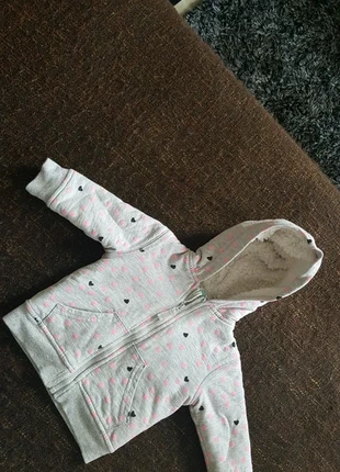 #Sweat à capuche et zip, bébé 6 mois TEX (molletonné), merk: TEX, staat: Heel goed, maat: 3-6 maanden / 62 cm, € 1,00, € 1,75 inclusief Kopersbescherming
