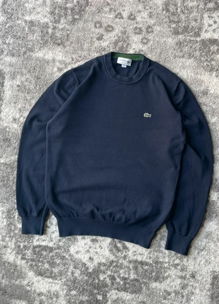 Pull Lacoste col rond bleu marine coton premium pull-over blue navy azul s, marque: Lacoste, état: Très bon état, taille: S, 30,00 €, 32,20 € Protection acheteurs (Pro) incluse