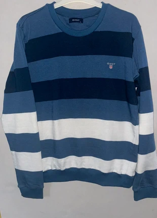 Pull GANT à rayures bleues et blanches, marca: GANT, estado: Novo sem etiquetas, tamanho: L, €30.00, €32.20 inclui Proteção do Comprador