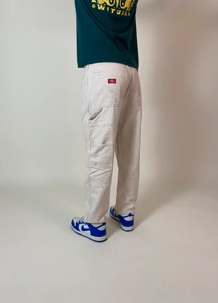 Pantalon Dickies Carpenter cargo vintage baggy Y2K blanc, marque: Dickies, état: Bon état, taille: S, 25,00 €, 26,95 € Protection acheteurs (Pro) incluse