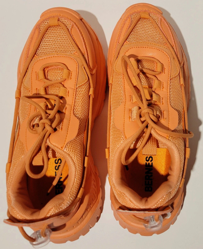 Size 9 Orange Sneakers Tennis Shoes 5