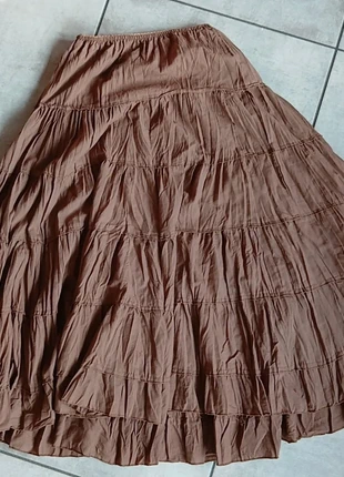 🦋Jupe longue marron "Quinze heures trente"🦋, marca: Quinze heures trente Paris, estado: Muy bueno, tamaño: S / 36 / 8, 10,00 €, 11,20 € Protección al comprador incluida