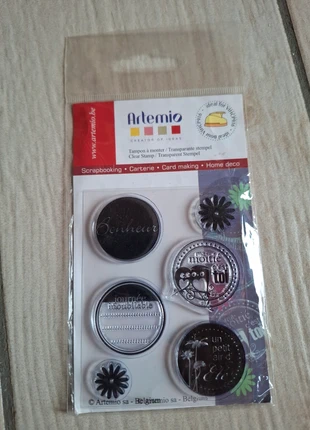 Tampon clear artemio, marque: Scrapbooking, état: Très bon état, 3,00 €, 3,85 € Protection acheteurs incluse