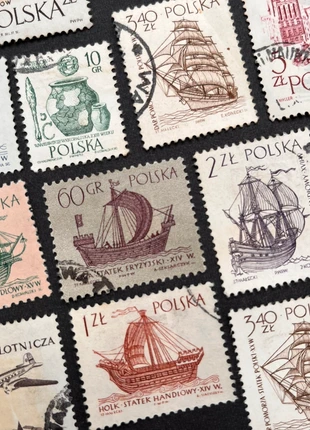 Polska Poland Stamps Franked used Illustration Polska Zł Gdańsk krakow air, condition: Very good, £9.00, £10.15 includes Buyer Protection