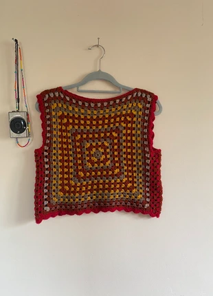 Crochet y2k vintage vest, brand: Vintage Dressing, condition: Very good, size: S / 8, £25.00, £26.95 includes Buyer Protection