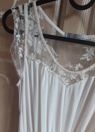 Robe blanche doublée taille S, marque: Eclectic, état: Très bon état, taille: S / 36 / 8, 1,00 €, 1,75 € Protection acheteurs incluse