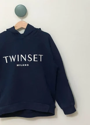 Felpa #Twinset bambina con logo stampato e cappuccio - Taglia 8 anni, marque: Twin Set, état: Très bon état, taille: 8 ans / 128 cm, 15,00 €, 16,45 € Protection acheteurs incluse