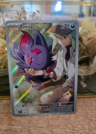 Zorua de N AR (Écarlate et Violet promo), brand: Pokémon, condizioni: Nuovo con cartellino, €7.00, €8.05 include la Protezione acquisti