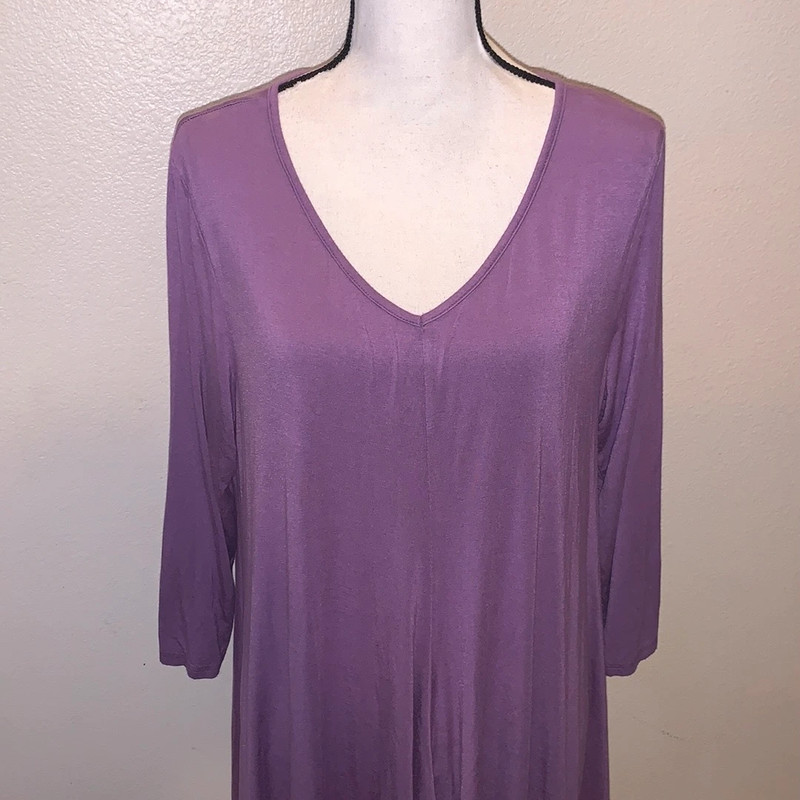 Amzplus purple stretchy long sleeve lace asymmetrical dress 2